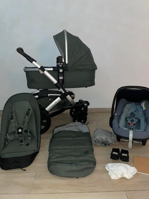 Joolz Geo 2  Marvellous Green kinderwagen 3-in-1 Set, Kinderen en Baby's, Buggy's, Zo goed als nieuw, Maxi-Cosi, Regenhoes, Ophalen