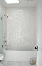 Mozaiëk Hexagon Shell Pearl 23x23x2mm op matje 300x300x2mm, Doe-het-zelf en Bouw, Ophalen, Overige materialen, Wandtegels, Nieuw