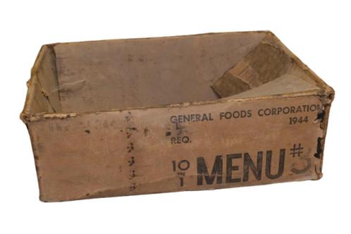 Amerikaans menu uit de Tweede Wereldoorlog #3 1944 rantsoenb, Verzamelen, Militaria | Tweede Wereldoorlog, Ophalen