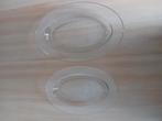 2 Retro glazen serveer-/ovenschaal van DURALEX, Huis en Inrichting, Ophalen, Schaal, Ovaal, Glas