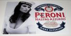PERONI BIER : Metalen Bord Peroni - Birra Superiore, Verzenden, Nieuw, Reclamebord, Plaat of Schild, Overige merken