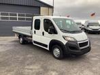 peugeot boxer laadbak 6plaatsen 163pk 2019 88000km 17650e ex, Auto's, Bestelwagens en Lichte vracht, Voorwielaandrijving, 4 deurs