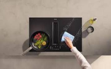 Miele KMDA7876FL-U kookplaat met afzuiging, toonzaalmodel, Electroménager, Tables de cuisson, Neuf, Classe énergétique A ou plus économe