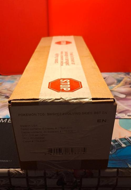Sealed Pokémon Evolving Skies Boosterbox Case 6x Boosterbox, Hobby en Vrije tijd, Verzamelkaartspellen | Pokémon, Nieuw, Booster