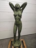 Bronzen staand naakte vrouw levensgroot meteen lage prijs !!, Tuin en Terras, Ophalen of Verzenden, Zo goed als nieuw, Overige materialen