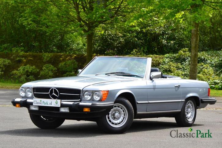 Mercedes-Benz SL-Klasse 380 SL (automatique), Autos, Oldtimers & Ancêtres, Entreprise, Achat, Intérieur cuir, Toit ouvrant, Mercedes-Benz