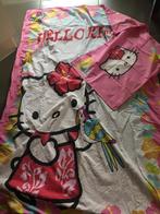 1 persoonsdekbedovertrek Hello Kitty, Kinderen en Baby's, Ophalen of Verzenden, Gebruikt, Roze, Dekbedovertrek