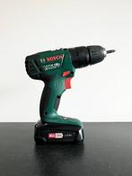 Bosch PSB1800 schroefklopboormachine + accu + lader, Doe-het-zelf en Bouw, Gereedschap | Boormachines, Ophalen of Verzenden, Gebruikt