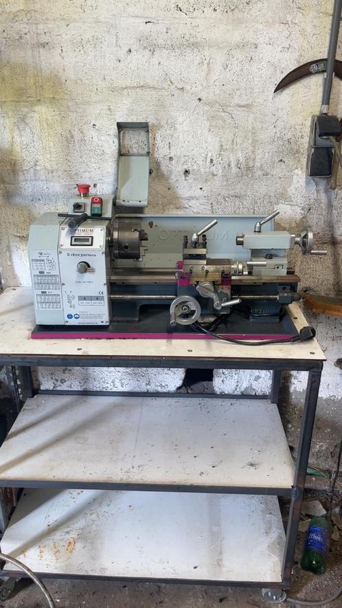 Optimum d180 x 300 vario, Doe-het-zelf en Bouw, Draaibanken, Zo goed als nieuw, Ophalen