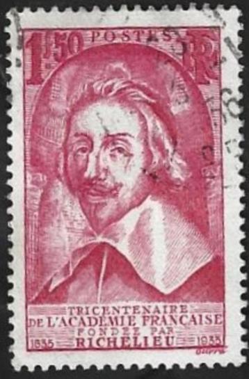 1 Postzegel  Frankrijk 1935 Richelieu beschikbaar voor biedingen