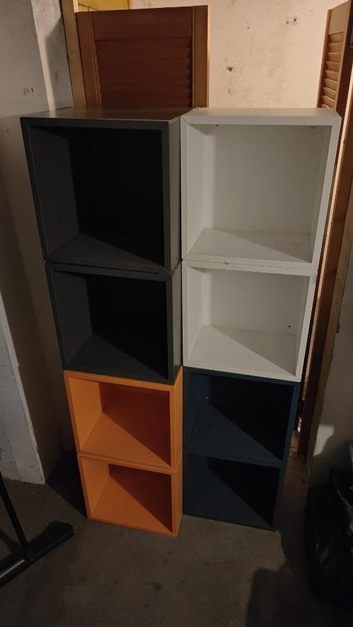 12 Ikea eket kast wandkubus, Huis en Inrichting, Kasten | Wandmeubels, Zo goed als nieuw, Minder dan 100 cm, Minder dan 150 cm