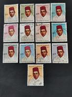 Marokko 1968 - Koning Hassan II, Postzegels en Munten, Postzegels | Afrika, Ophalen of Verzenden, Marokko, Gestempeld