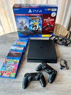 PlayStation 4 slim 500GB met 2 controllers en spelletjes, Games en Spelcomputers, Spelcomputers | Sony PlayStation 4, Ophalen