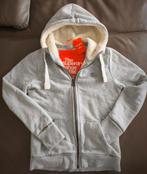 Veste Sweat : Superdry - medium - en sherpa (neuf), Neuf, Taille 38/40 (M), Gris, Enlèvement ou Envoi