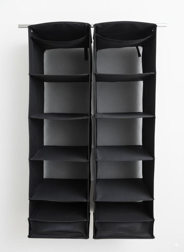 2 IKEA SKUBB ORGANIZERS | 6 compartimenten donkergrijs, Kleding | Dames, Kledingrekken, Nieuw, Ophalen of Verzenden