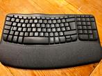 Logitech Wave Keys - Ergonomisch - Draadloos - AZERTY, Computers en Software, Ophalen, Azerty, Draadloos, Ergonomisch