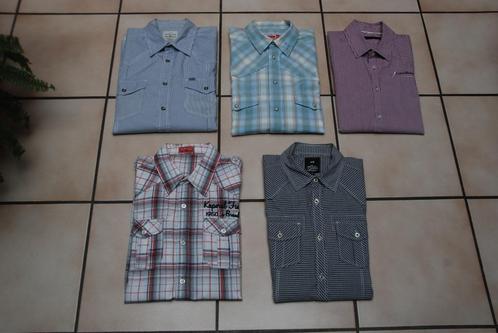 Schitterende slimfit shirts van het merk Maat M voor €8!, Kleding | Heren, Overhemden, Zo goed als nieuw, Halswijdte 39/40 (M)