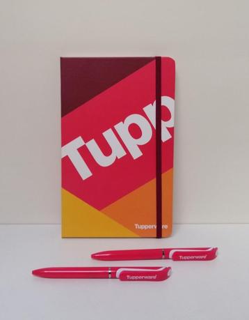 Tupperware - Notitieboek - Balpen x 2