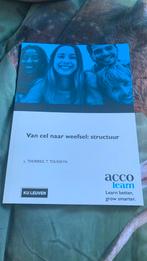 L. Thorrez - Van cel naar weefsel: structuur, Nieuw, Ophalen of Verzenden, L. Thorrez; Th. Tousseyn