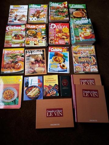 lot de ~70 magazines de cuisine