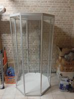 Vitrine kast, volledig uit aluminium en glas, Ophalen, Met deur(en), 75 cm of meer, 50 tot 100 cm