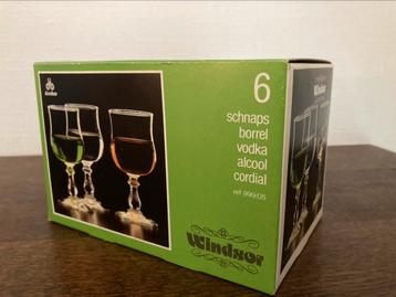 6 borrelglazen, Enlèvement ou Envoi, Neuf, Verres et Verres à shot