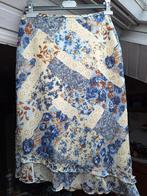 Jupe printanière My Own bleue doublée multicolore taille 38, MY OWN, Ophalen of Verzenden, Zo goed als nieuw, Maat 36 (S)
