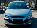 Peugeot 307 1.4 benzine 50.000km, Stof, Zwart, Handgeschakeld, Zilver of Grijs