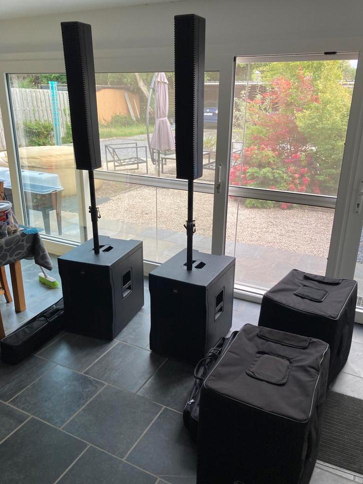 Actieve set RCF Evox 12 in superstaat!, Audio, Tv en Foto, Professionele apparaten, Zo goed als nieuw, Audio, Ophalen