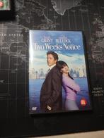 Two weeks notice dvd, Alle leeftijden, Ophalen of Verzenden, Zo goed als nieuw, Romantische komedie