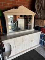 Mooie stenen kast dresoir met spiegel, Antiek en Kunst, Antiek | Meubels | Kasten, Ophalen