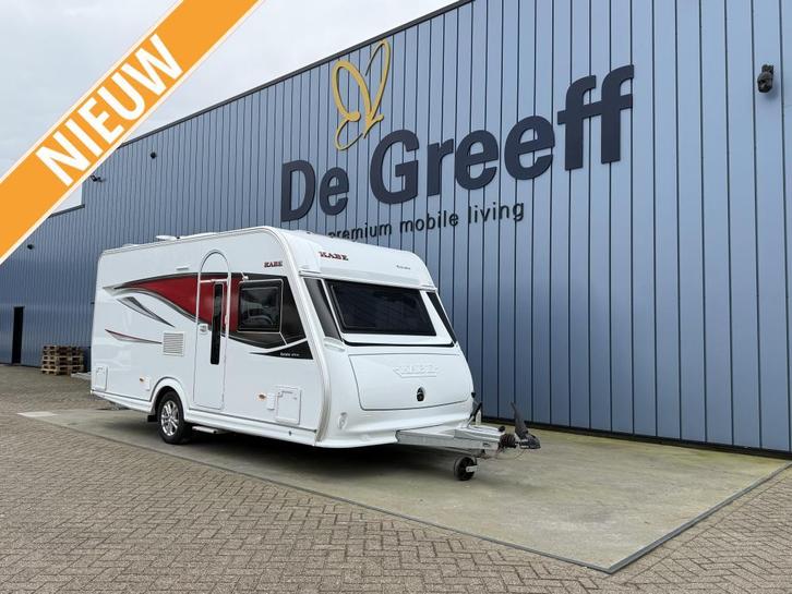 Kabe Estate 470 XL KS, Caravans en Kamperen, Caravans, Bedrijf, tot en met 4, 1250 - 1500 kg, Kabe, 5 tot 6 meter, Gascomfoor
