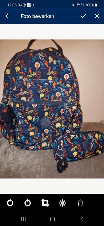 School rugzak met pennenzak in set merk Kipling beschikbaar voor biedingen