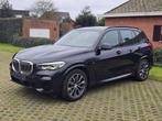 BMW X5 45E M SPORT HYBRID ADAPTIVE #360CAM #PANORAMIC, Auto's, Automaat, Gebruikt, Blauw, Leder