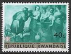 Rwanda 1967 - Yvert 206 - Bartolomé Esteban Murillo (PF), Timbres & Monnaies, Timbres | Afrique, Envoi, Non oblitéré