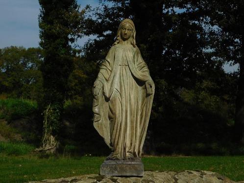 Beeld Maria - robuust - polystone - ecru, Verzamelen, Religie, Ophalen of Verzenden