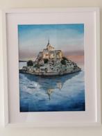 Aquarel schilderij Mont St Michel, Enlèvement