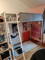 Lit mezzanine ikéa 1 personne, Huis en Inrichting, Slaapkamer | Bedden, Ophalen, 90 cm, Eenpersoons, Wit