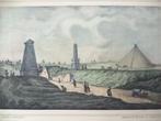 Vue Générale du champ de bataille de Waterloo, 18 Juin 1815, Antiek en Kunst, Kunst | Etsen en Gravures, Ophalen of Verzenden