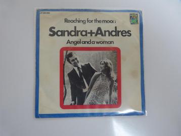 Sandra + Andres Reaching For The Moon Angel And A Woman 7"