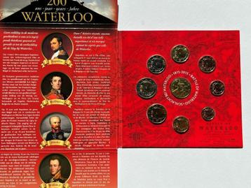 België The Battle Of Waterloo Euro Coin set 2015 beschikbaar voor biedingen