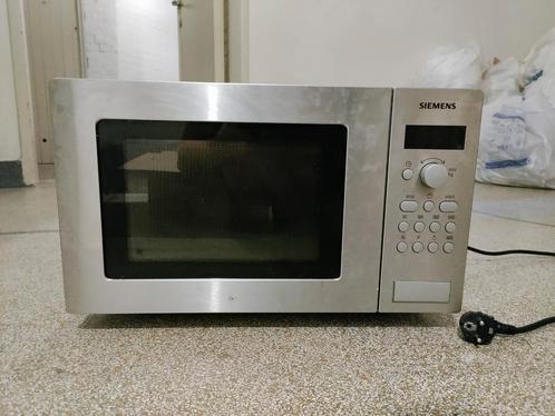 Inox microgolfoven, Elektronische apparatuur, Microgolfovens, Zo goed als nieuw, Grill, Oven, Ophalen