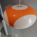 Vintage oranje kroonluchter/kroonluchter uit de jaren 60, Ophalen of Verzenden, Gebruikt, Overige materialen
