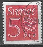 Zweden 1957 - Yvert 416 - Cijfers - 5 ore (ST), Timbres & Monnaies, Timbres | Europe | Scandinavie, Suède, Affranchi, Envoi