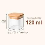 16 pots à épices en verre | LIVRAISON GRATUITE, Neuf, -, Autres types, Envoi