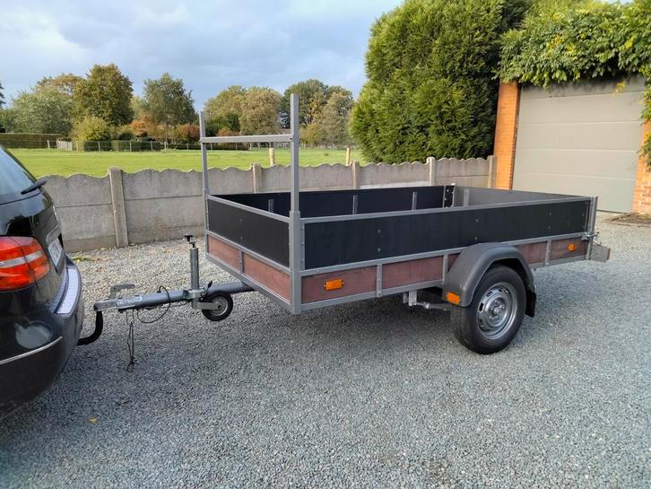 Mooie aanhangwagen met wat grotere afmetingen van laadbak., Auto diversen, Aanhangers en Bagagewagens, Gebruikt, Ophalen