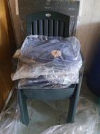 Tuin tafel met 4 stoelen, Ophalen, Nieuw, Rechthoekig, Plastic