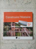 Livre scolaire : "Construire l'Histoire 5e", Enlèvement, Comme neuf, Secondaire, Histoire