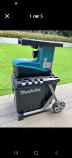 Makita takken versnipperaar, Tuin en Terras, Ophalen, Zo goed als nieuw, Makita, Met opvangzak