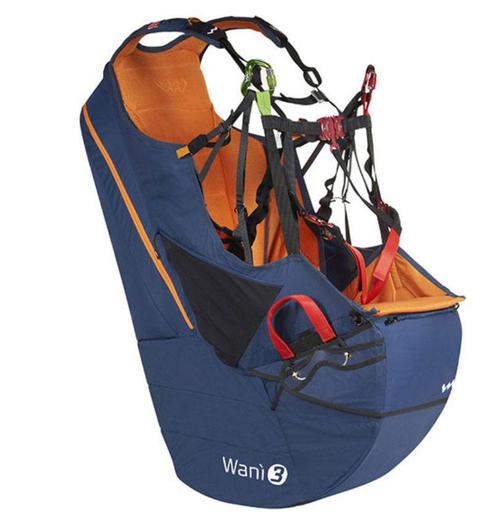 Woody Valley Wani 3 reversible zitharnas, zeer nette staat!, Sport en Fitness, Zweefvliegen en Paragliding, Ophalen